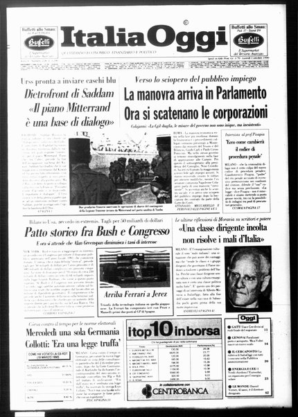 Italia oggi : quotidiano di economia finanza e politica